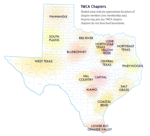 TMCA Chapters Map
