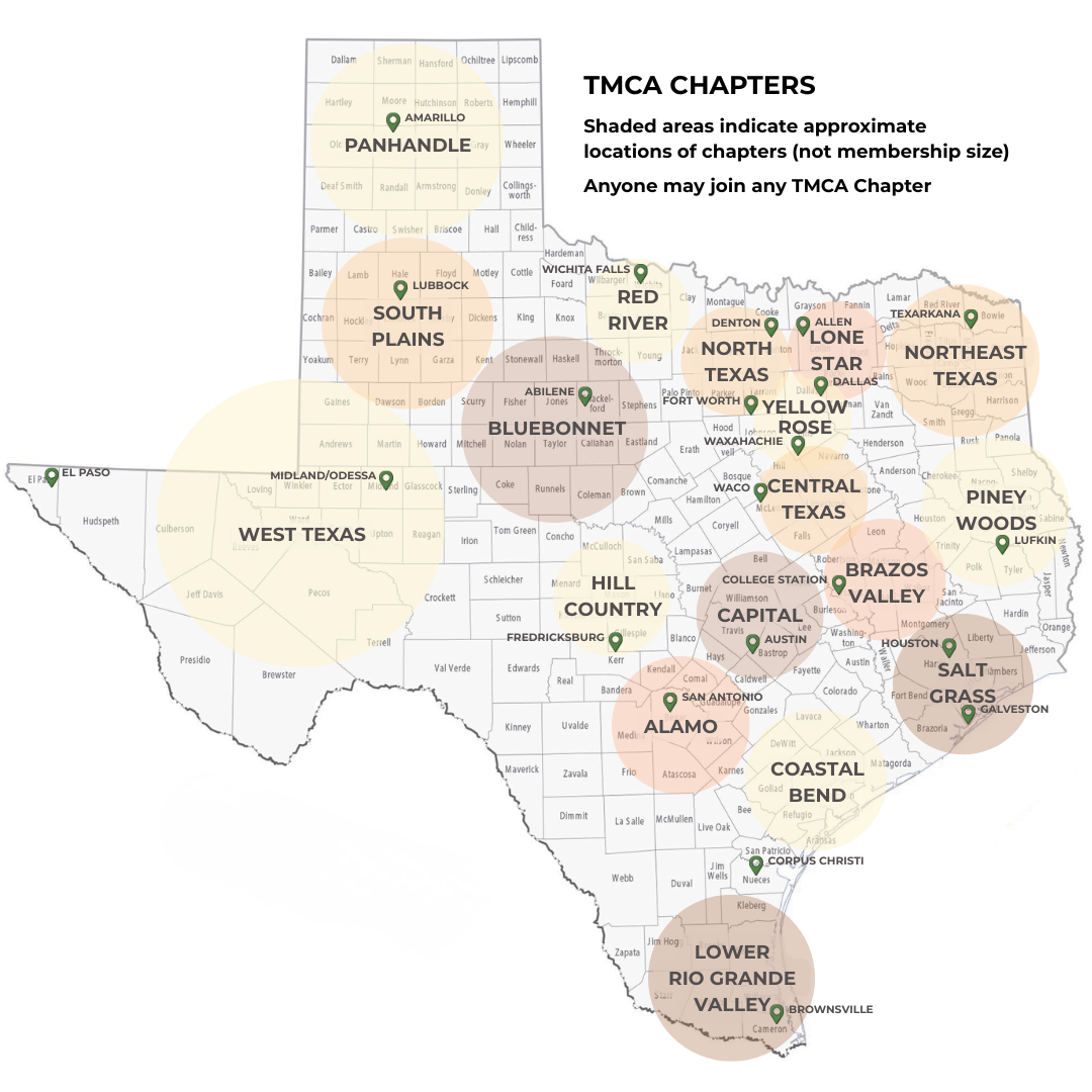 TMCA Chapters Map